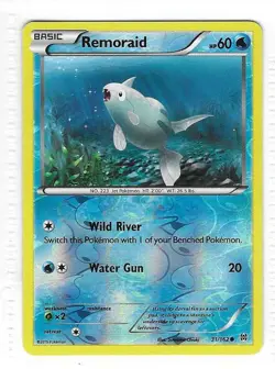 Pokemon --- REMORAID --- XY Breakthrough! REVERSE HOLO! NM/Mint! 31/162 - Image 1