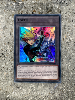 Yugioh Token - Playmaker & Cyberse Quantum Dragon TKN5-EN025 Foil Factory Sealed - Image 1