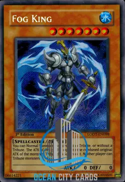 Yugioh Fog King LODT-EN098 Secret Rare 1st Edition - Image 1