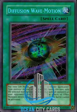 Yugioh MFC-107 Diffusion Wave-Motion Secret Rare 1st Edition - Image 1