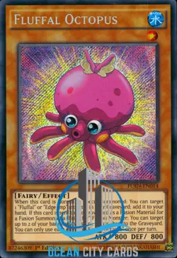 Yugioh FUEN-EN014 Fluffal Octopus Secret Rare 1st Edition - Image 1
