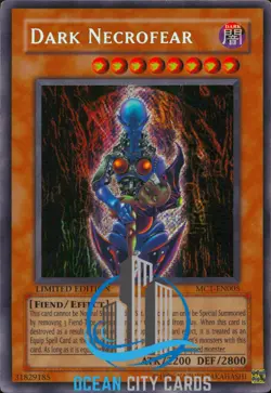 Yugioh Yugioh Dark Necrofear MC1-EN005 Secret Rare NM - Image 1