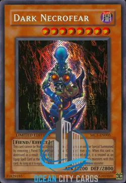 Yugioh Yugioh Dark Necrofear MC1-EN005 Secret Rare NM - Image 3