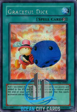 Yugioh Graceful Dice Prismatic Secret Rare TSC-E002 - Image 1
