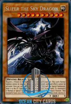 Yugioh Slifer The Sky Dragon Limited Edition TN19-EN008 Secret Rare - Image 1