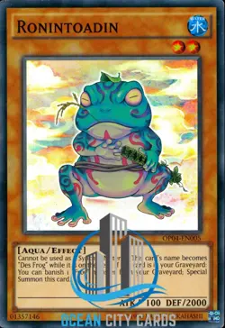 Yugioh Ronintoadin OP04-EN005 Super Rare - Image 5