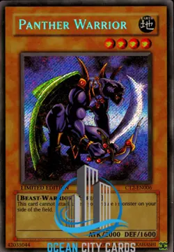Yugioh Panther Warrior CT2-EN006 Secret Rare Limited Edition - Image 5