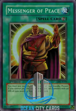 Yugioh Messenger of Peace MRL-E102 Super Rare 1st Edition - Image 1