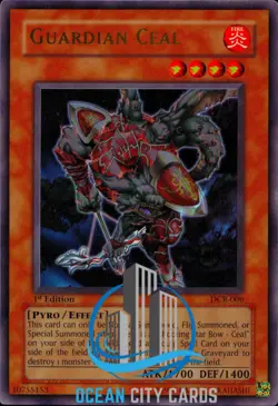 Yugioh DCR-006 Guardian Ceal 1st Edition Ultra Near Mint - Image 1