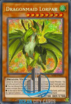 Yugioh Dragonmaid Lorpar MYFI-EN021 Secret Rare 1st Edition - Image 1