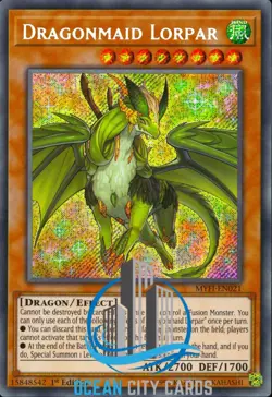 Yugioh Dragonmaid Lorpar MYFI-EN021 Secret Rare 1st Edition - Image 3