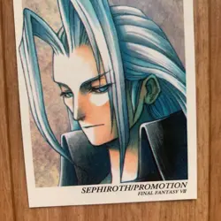 Final Fantasy VII Art Museum Sephiroth Promotion Card Japanese Rare - Image 3