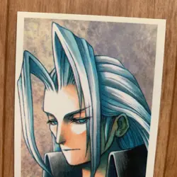 Final Fantasy VII Art Museum Sephiroth Promotion Card Japanese Rare - Image 4