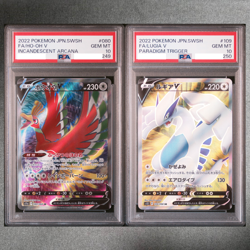 PSA 10 Lugia Ho-oh V Seq Set Sword & Shield Pokemon Card Japanese 2022 Gem Mint - Image 1