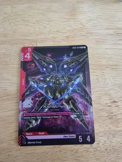 GUNDAM TCG CARD GAME - GD01-044 LR KSHATRIYA - FOIL - Image 1