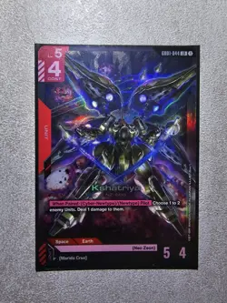 GUNDAM TCG CARD GAME - GD01-044 LR KSHATRIYA - FOIL - Image 1