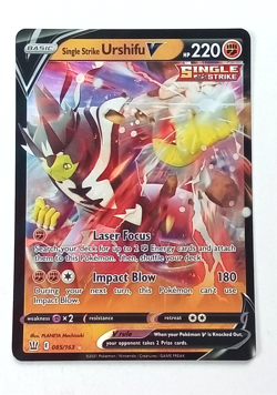 Urshifu V 85/163 Battle Styles Holo Rare Pokemon Card 2021 - Image 1