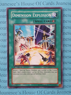 PTDN-EN051 Dimension Explosion Yu-Gi-Oh Card 1st Edition NM - Image 1