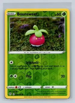 Bounsweet #014/189 SWSH03: Darkness Ablaze Reverse Holo Common - Pokemon Card D1 - Image 1