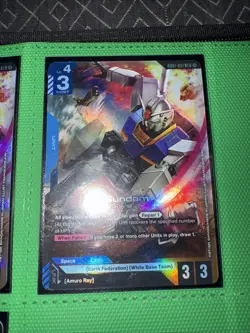 Gundam Card Game GD01-001 LR Gundam - Image 1