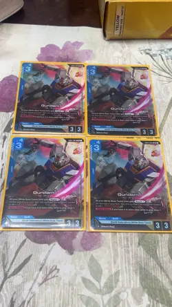 Gundam Card Game GD01-001 LR Gundam - Image 1