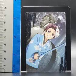 Urokodaki Tanjiro Demon Slayer Card CCG Japanese BANDAI #2516350 #017 0725 - Image 2