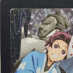 Urokodaki Tanjiro Demon Slayer Card CCG Japanese BANDAI #2516350 #017 0725 - Image 3