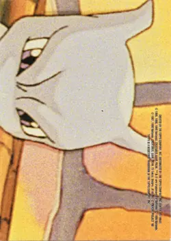 Pokemon Meowth 1999 Topps Sticker Card Pokemon The Movie Nintendo Light Play - Image 2