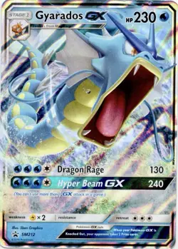 1x - Gyarados GX - SM212 - SM Black Star Promo NM Pokemon Pokemon Promo Card - Image 1