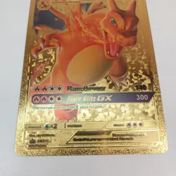 Charizard GX HP250 Gold Metal Pokemon Card Collectible Gift Display - Image 5