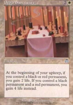 1x Dega Sanctuary - Foil Light Play MTG Magic - Kid Icarus - - Image 1