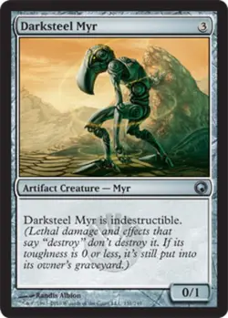 1x Darksteel Myr Light Play MTG Magic - Kid Icarus - - Image 1