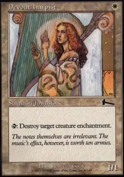1x Devout Harpist Light Play MTG Magic - Kid Icarus - - Image 1