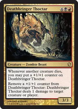 1x Deathbringer Thoctar Light Play MTG Magic - Kid Icarus - - Image 1