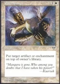 1x Disempower Light Play MTG Magic - Kid Icarus - - Image 1