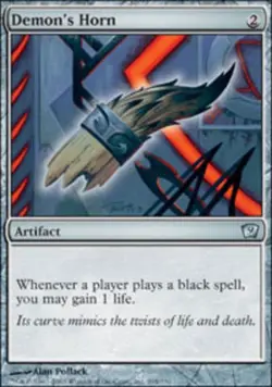1x Demon's Horn Light Play MTG Magic - Kid Icarus - - Image 1
