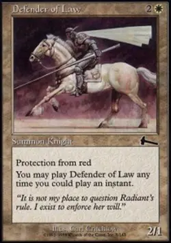 1x Defender of Law Light Play MTG Magic - Kid Icarus - - Image 1