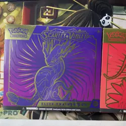 Set Of 2 Pokemon Scarlet & R Elite Trainer Box Factory Sealed New ,,,,,, , - Image 2