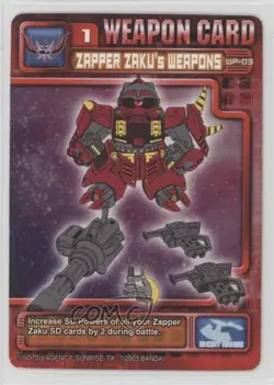2003 Superior Defender Gundam Collectible Card Game Starter Set 1 #WP-03 gl9 - Image 1
