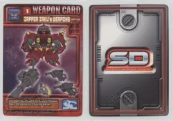2003 Superior Defender Gundam Collectible Card Game Starter Set 1 #WP-03 gl9 - Image 3
