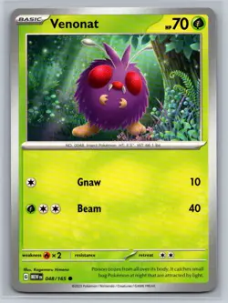 Venonat #048/165 SV: Scarlet & Violet 151 Common - Pokemon Cards H37 - Image 1