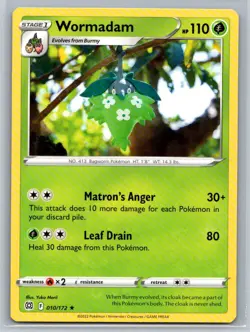 Wormadam #010/172 SWSH09: Brilliant Stars Rare - Pokemon Cards H37 - Image 1