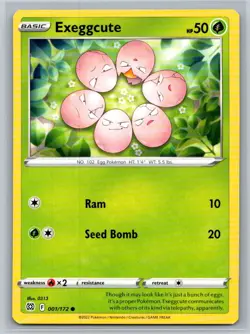 Exeggcute #001/172 SWSH09: Brilliant Stars Common - Pokemon Cards H38 - Image 1
