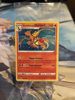 Special Delivery Charizard Pokemon Center Promo Card Sealed SWSH075 IN HAND - Image 1