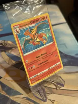 Special Delivery Charizard Pokemon Center Promo Card Sealed SWSH075 IN HAND - Image 2