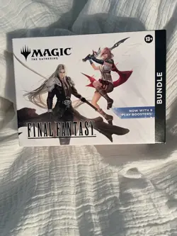 Magic: The Gathering Final Fantasy Bundle WOTC 9 Play Booster New/Sealed In Hand - Image 1