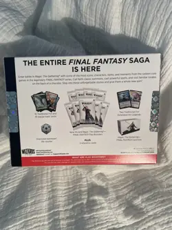 Magic: The Gathering Final Fantasy Bundle WOTC 9 Play Booster New/Sealed In Hand - Image 2