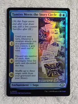 MTG Tamiyo Meets the Story Circle FOIL - Modern Horizons 3 #72 Magic Card U NM - Image 2