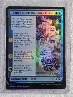 MTG Tamiyo Meets the Story Circle FOIL - Modern Horizons 3 #72 Magic Card U NM - Image 4