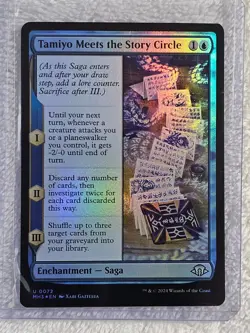 MTG Tamiyo Meets the Story Circle FOIL - Modern Horizons 3 #72 Magic Card U NM - Image 5